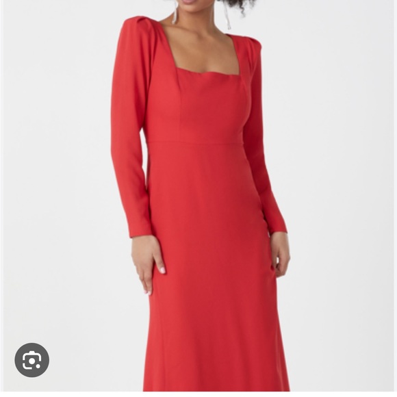 NWT red BCBGMaxAzria gown - Picture 2 of 14